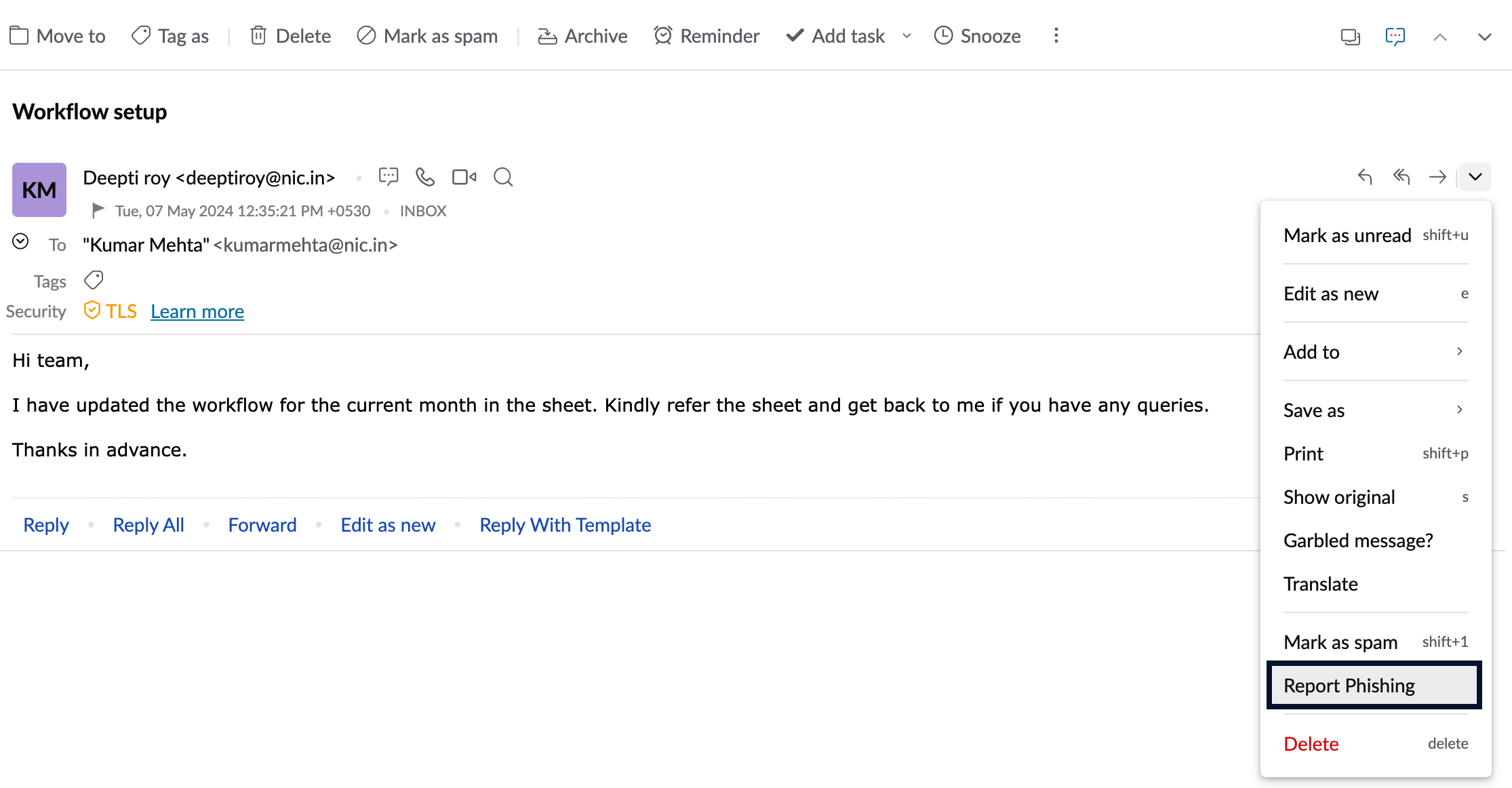 Report Phishing