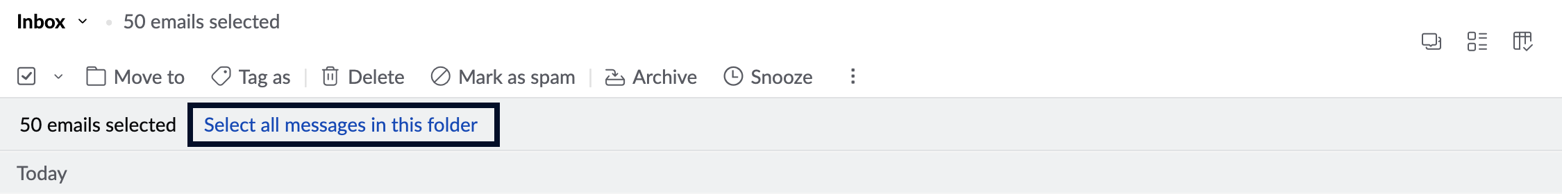 Select all messages