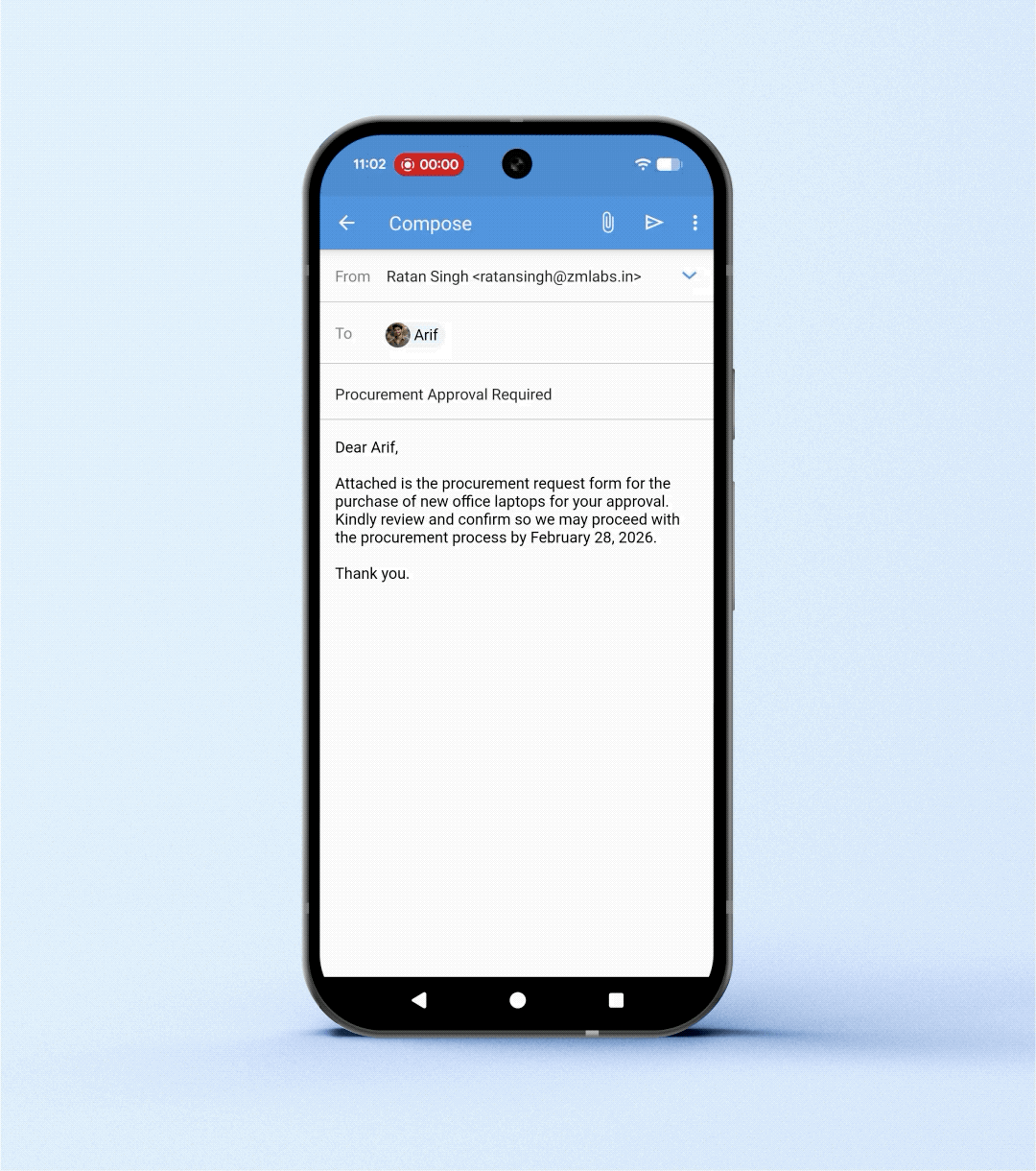 adding signatures in mobile app