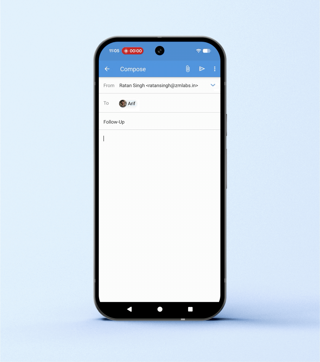 templates using mobile app