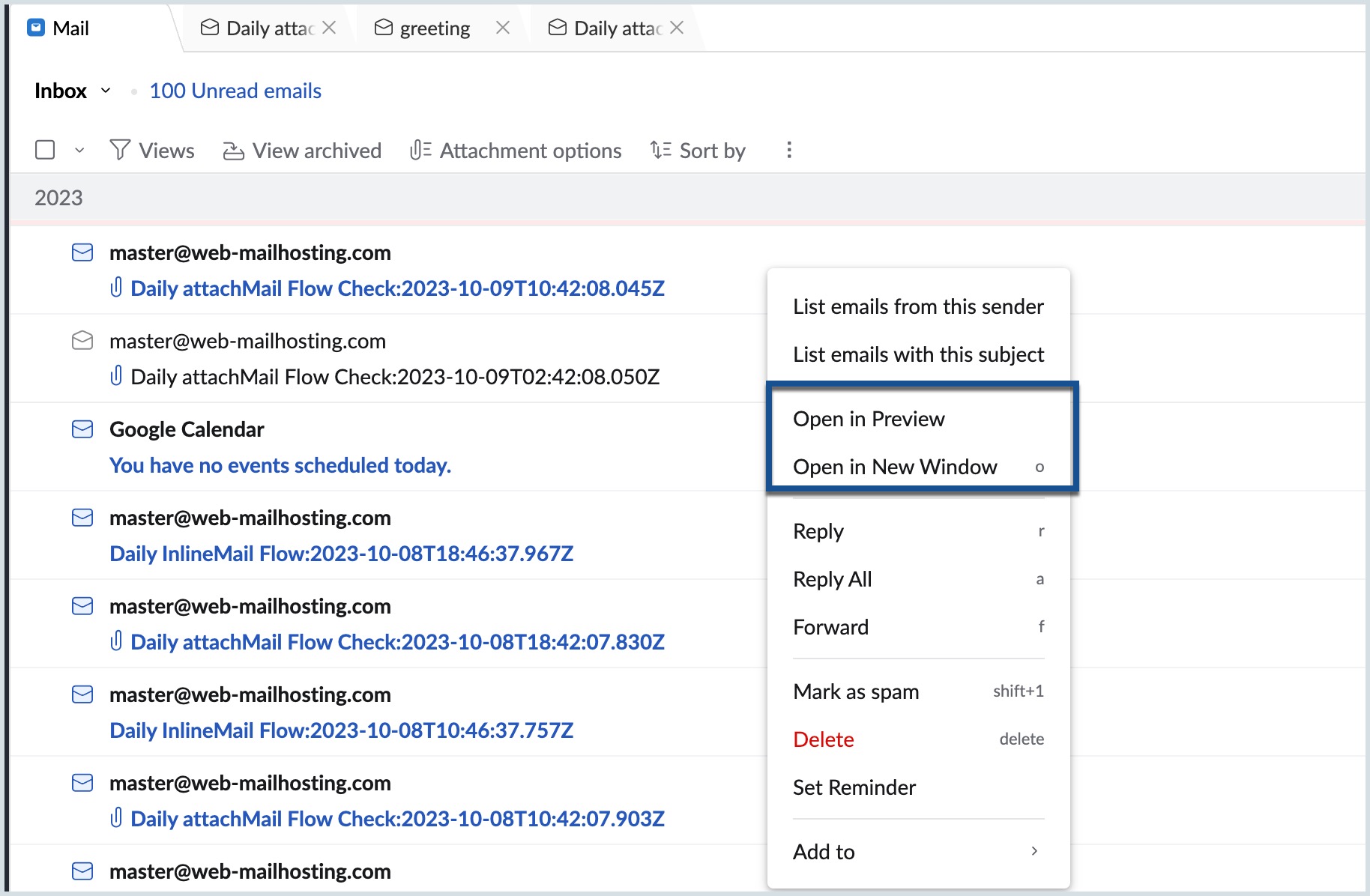 Email Open Behaviour 2