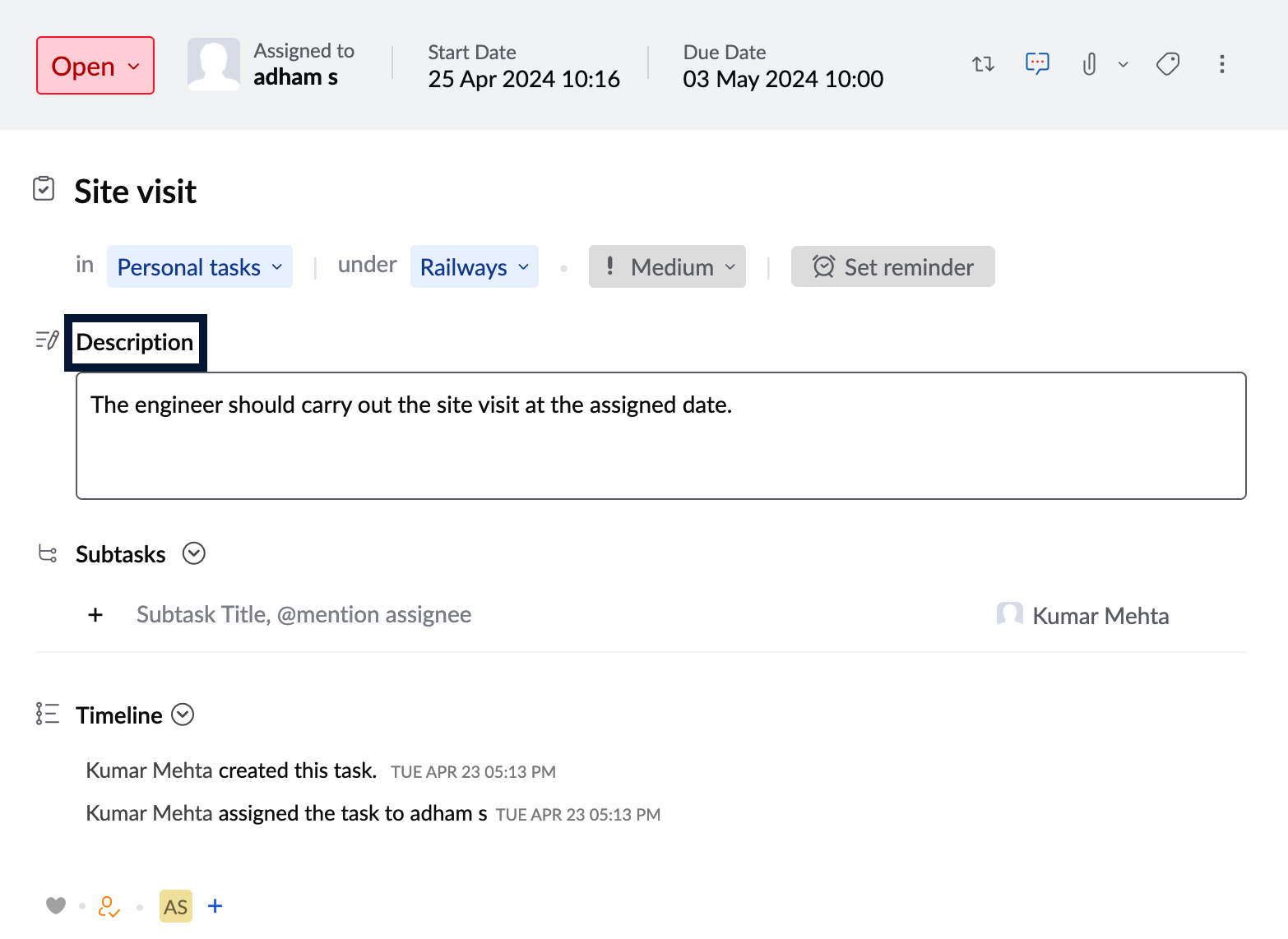 Task Description