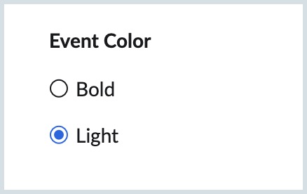 customize event color