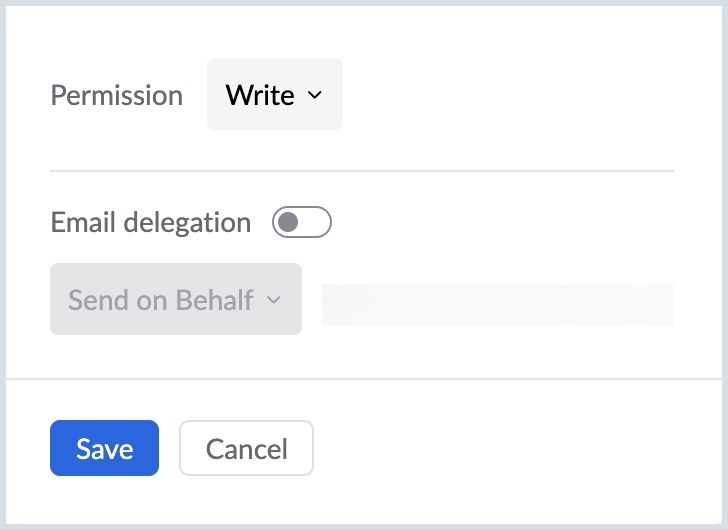 Save modify access