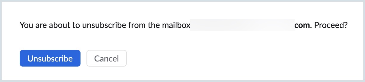 Unsubscribe 2