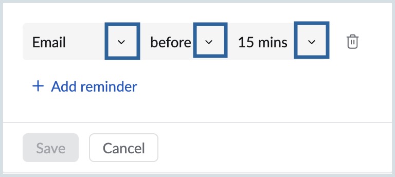 Reminder Notifications
