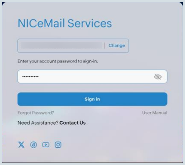 nicemail login