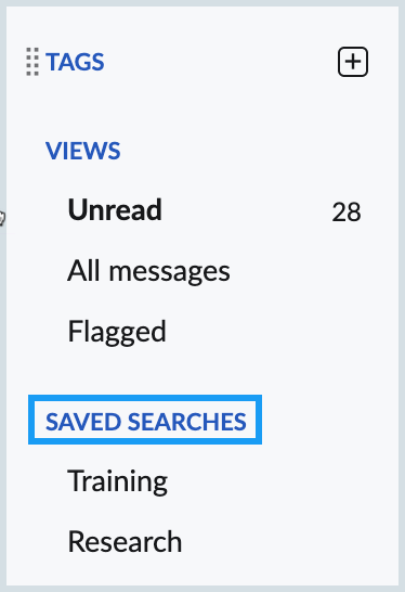 saved search