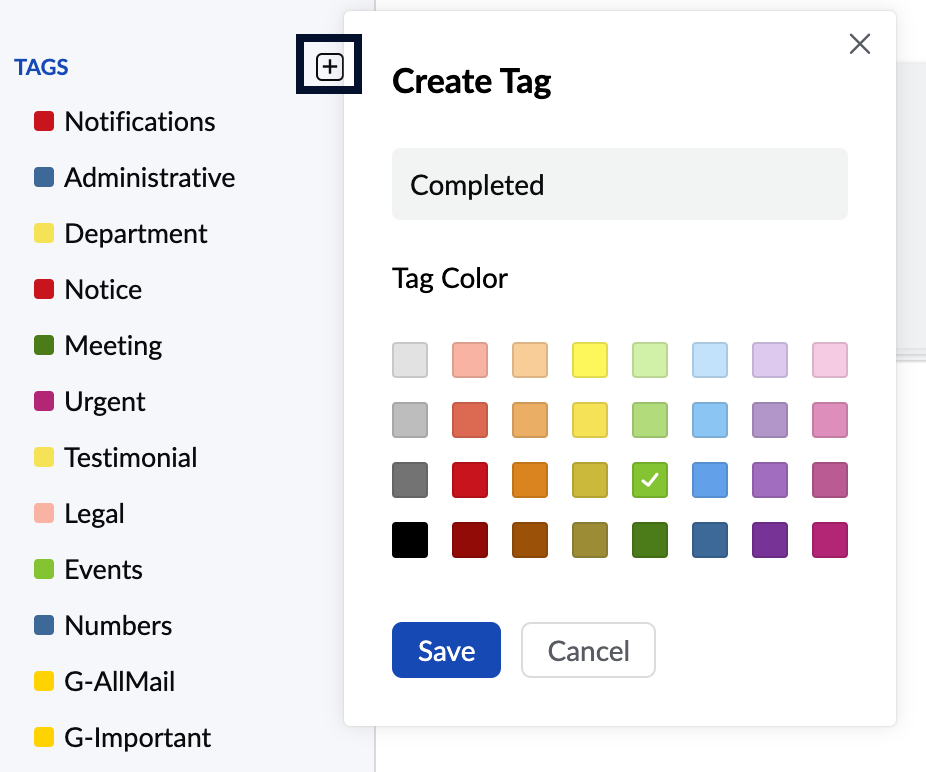 Tagging Bookmarks
