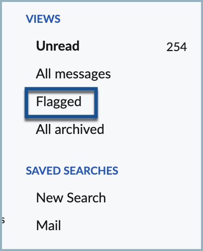Flagged email