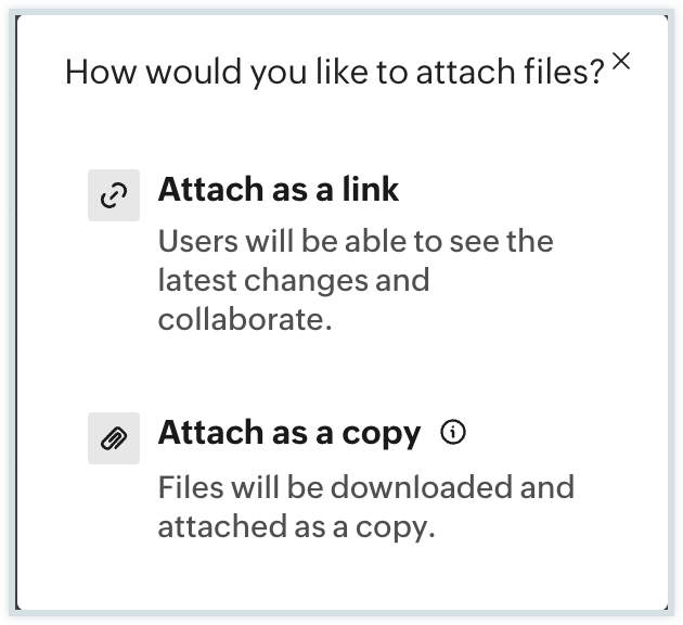 upload email attachments to workdrive